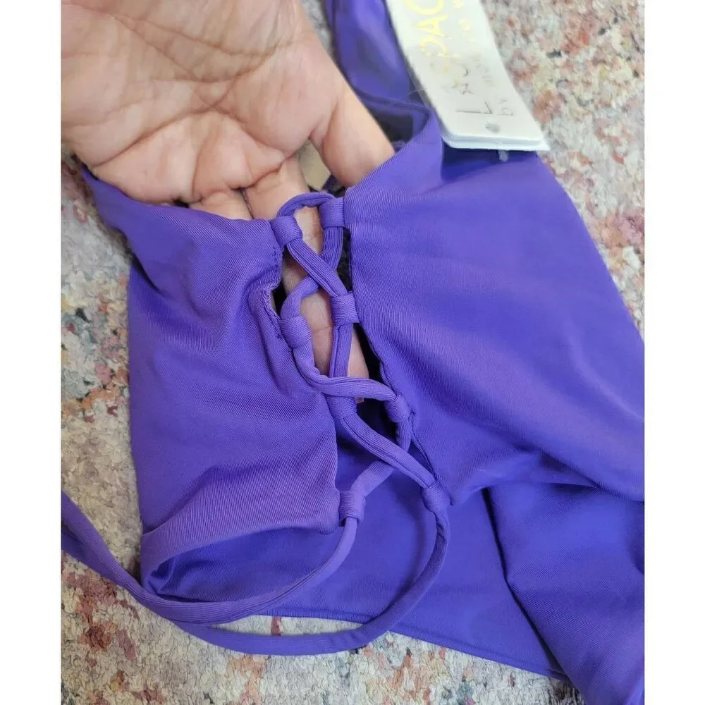 L*Space Silver Lining Bikini Set S  nwt